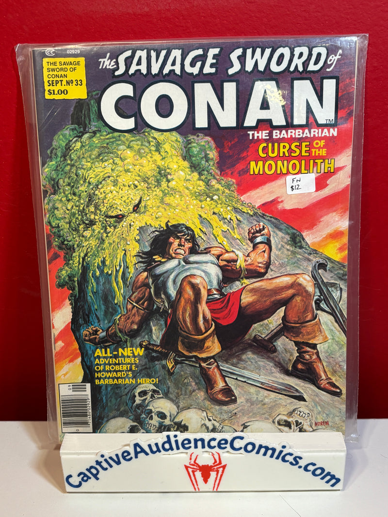 Savage Sword of Conan #33 - FN
