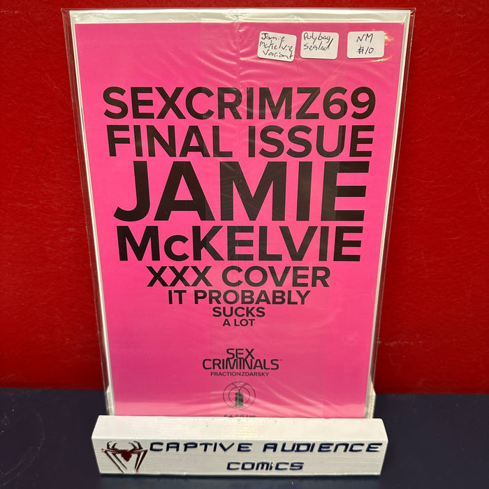 Sex Criminals #69 - McKelvie Variant Final Issue - 10.00