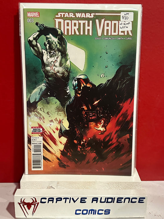 Star Wars: Darth Vader, Vol. 2 #3 - 1st Kirak Infila - NM