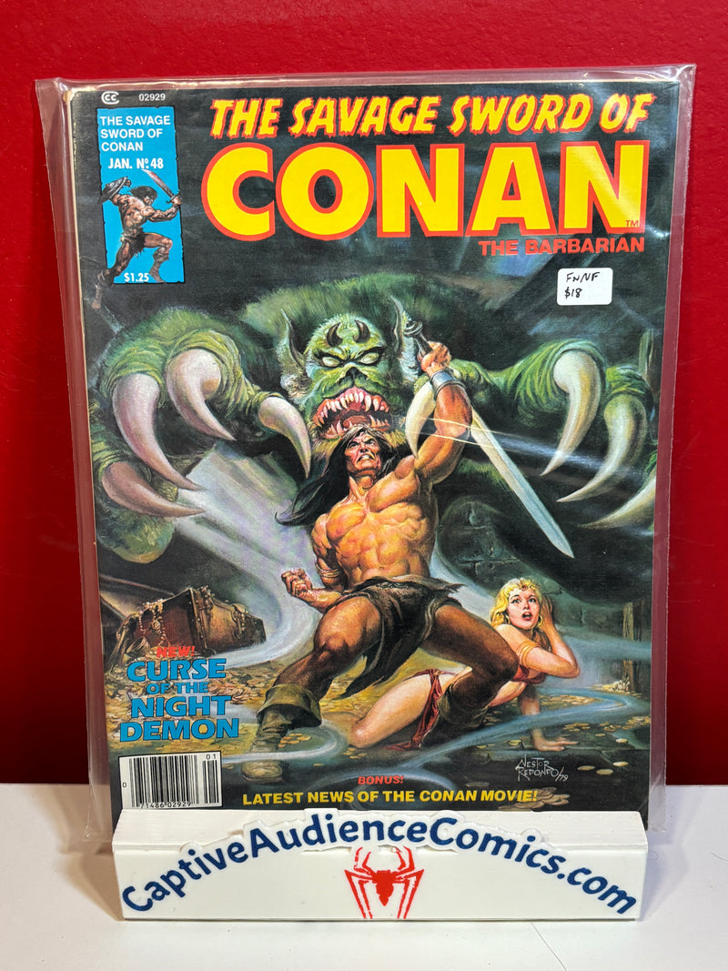 Savage Sword of Conan #48 - FN/VF