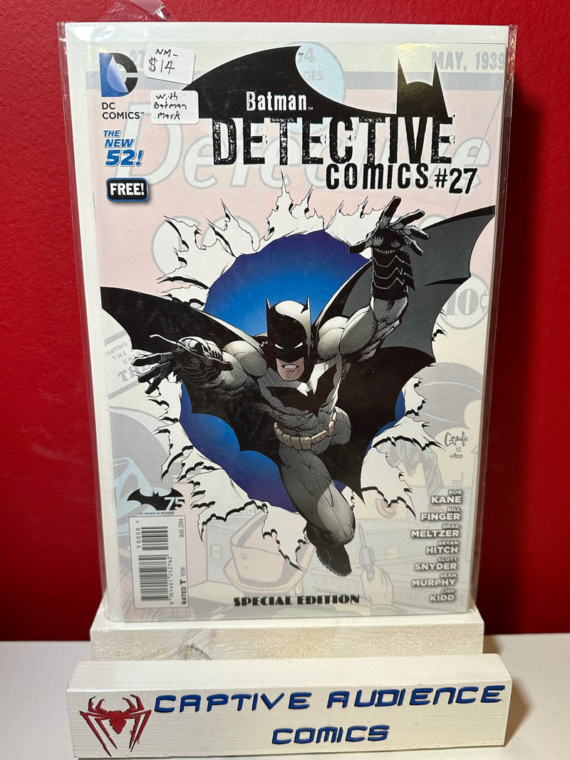 Detective Comics, Vol. 2 #27 - w/ Batman Mask - NM-