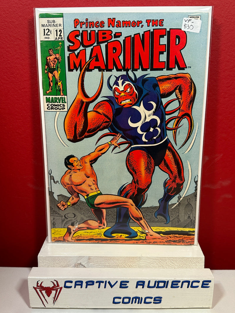 Sub-Mariner, Vol. 1 #12 - VF-