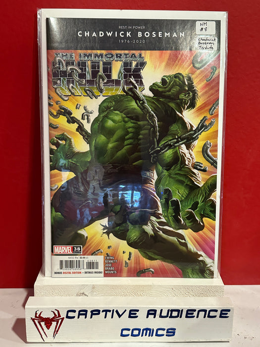 Immortal Hulk, The #38 - Chadwick Boseman Tribute - NM