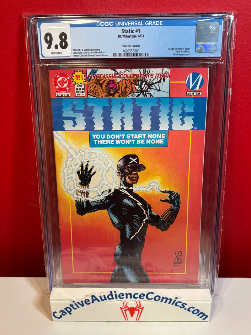 Static #1 - 1st Static Collector's Edition - CGC 9.8