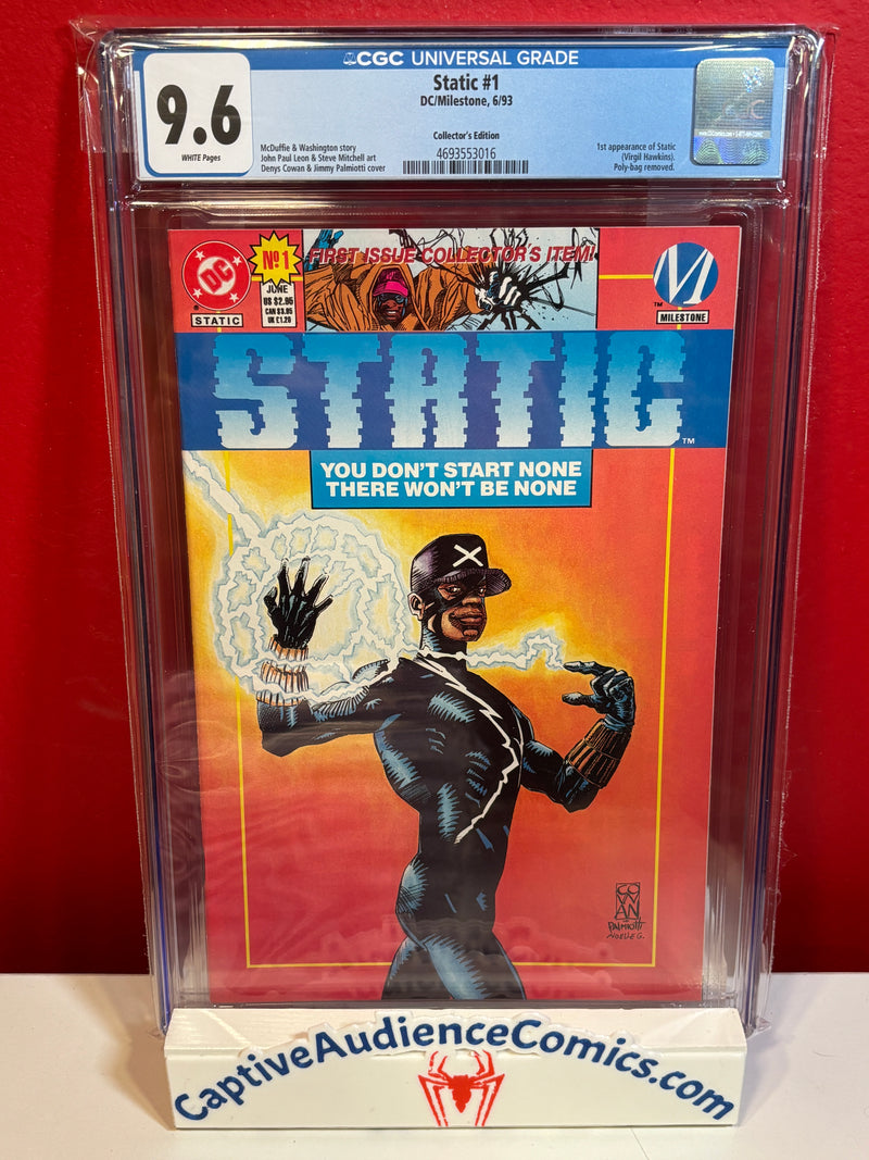 Static #1 - 1st Static Collector's Edition - CGC 9.6