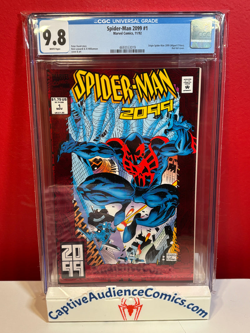 Spider-Man 2099 #1 - Red Foil Cover - CGC 9.8