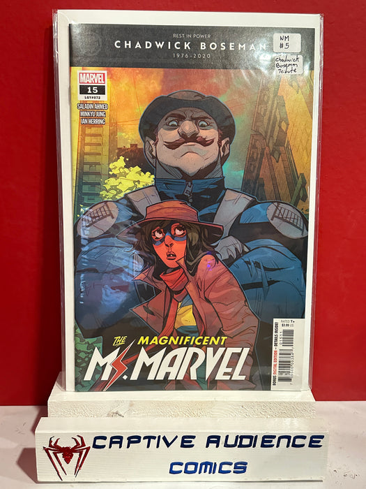 Magnificent Ms. Marvel, The #10 - Chadwick Boseman Tribute - NM