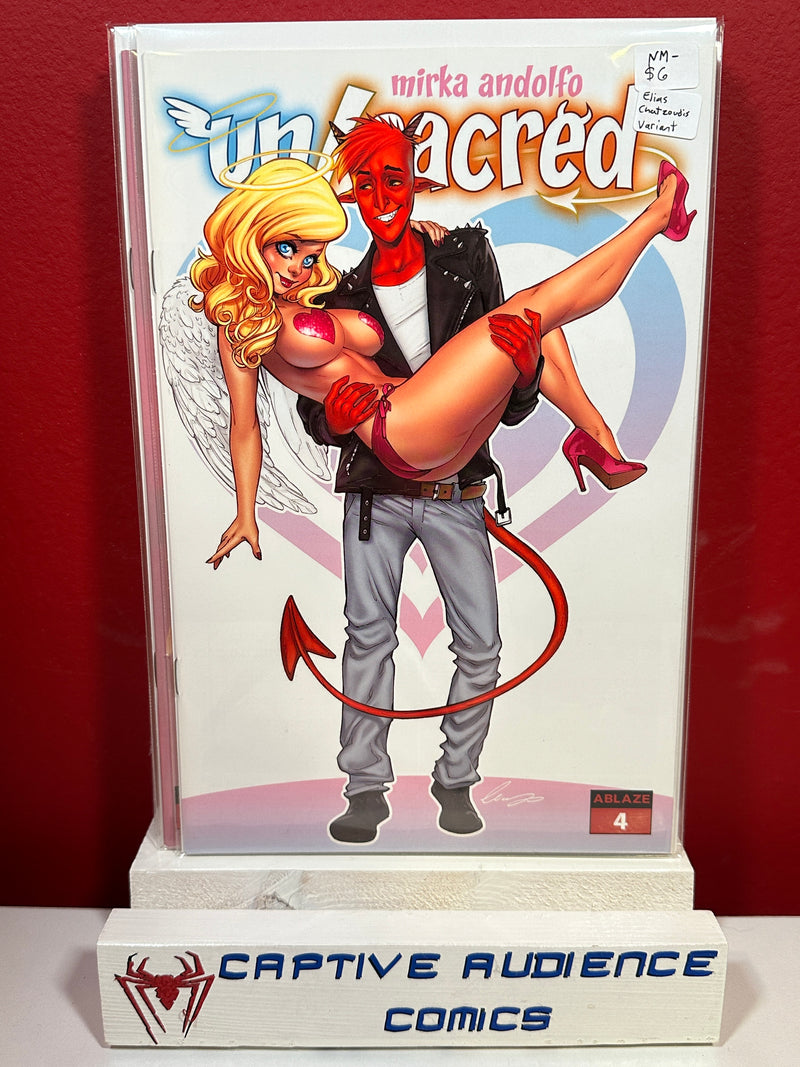 Mirka Andolfo's Un/Sacred #4 - Elias Chatzoudis Variant - NM-
