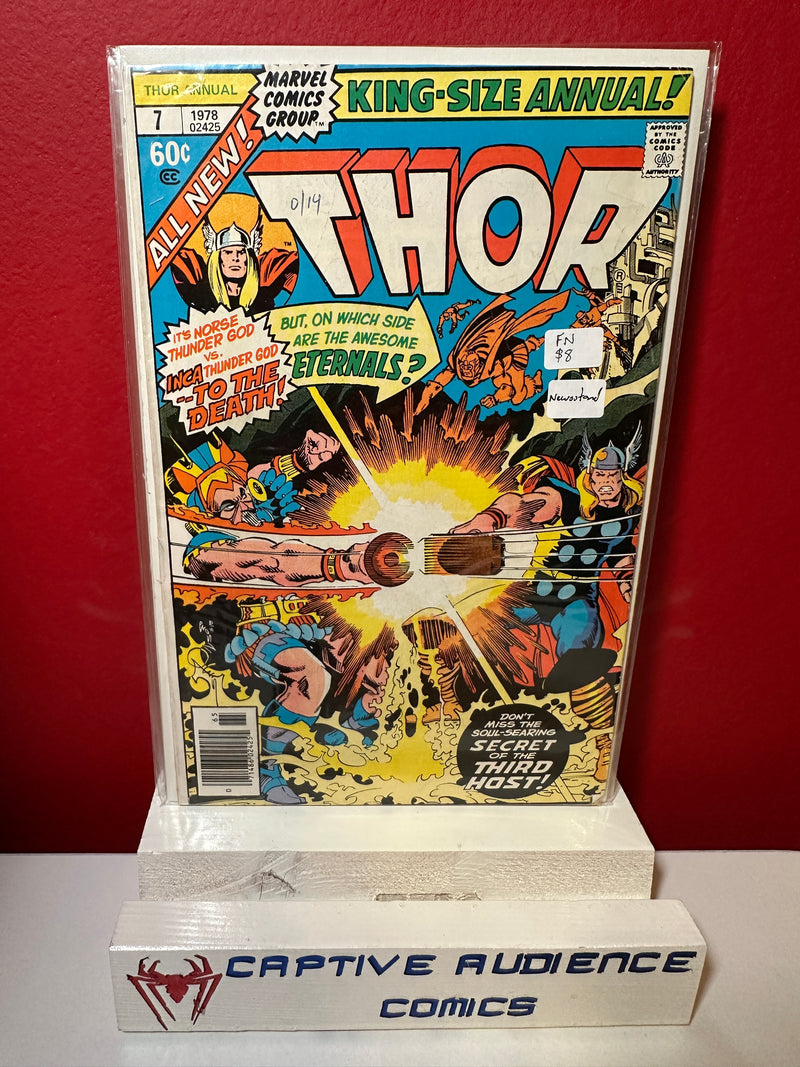 Thor, Vol. 1 Annual #7 - Newsstand - FN