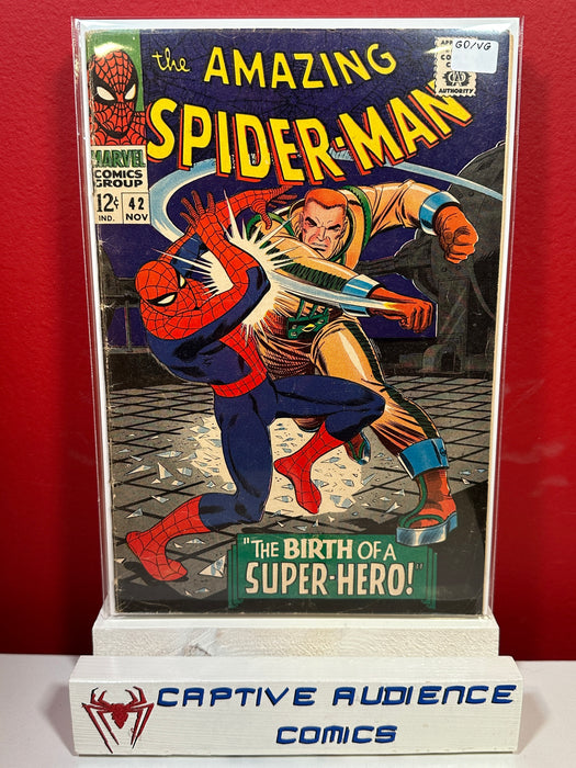 Amazing Spider-Man, Vol. 1 #42 - 2nd Rhino - GD/VG