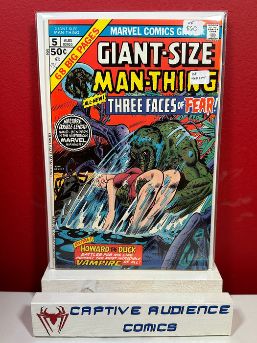 Giant-Size Man-Thing #5 - 1st Hell Cow - VF