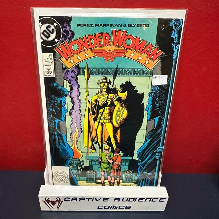 Wonder Woman, Vol. 2 #27 George Perez Story & Cover - VF