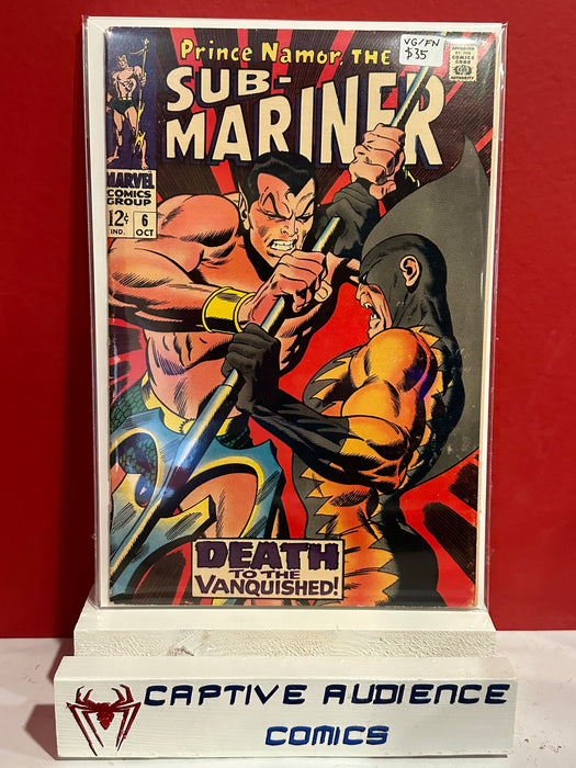 Sub-Mariner, Vol. 1 #6 - VG/FN