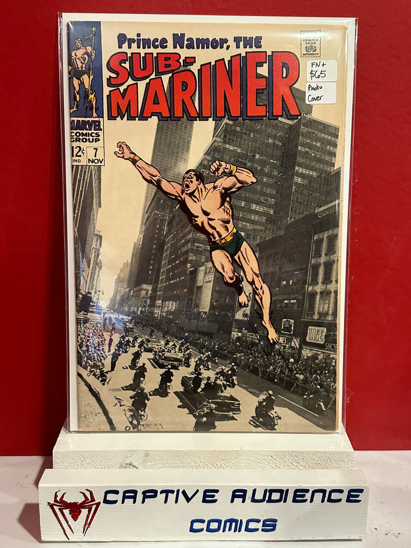 Sub-Mariner, Vol. 1 #7 - Photo Cover - FN+