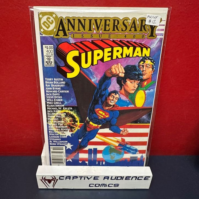 Superman, Vol. 1 #400 - Newsstand Variant - FN/VF