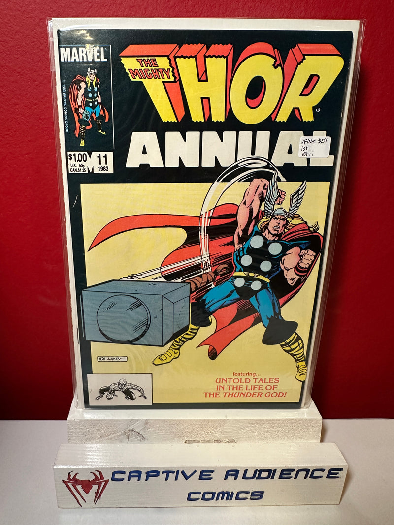 Thor, Vol. 1 Annual #11 - 1st Eitri - VF/NM