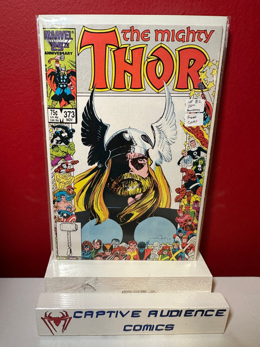 Thor, Vol. 1 #373 - 25th Anniversary Frame Cover - VF