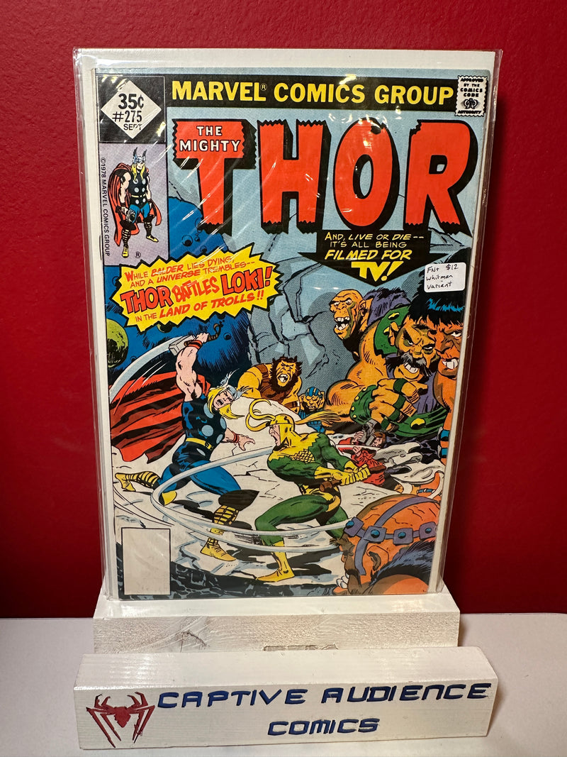 Thor, Vol. 1 #275 - Whitman Variant - FN+