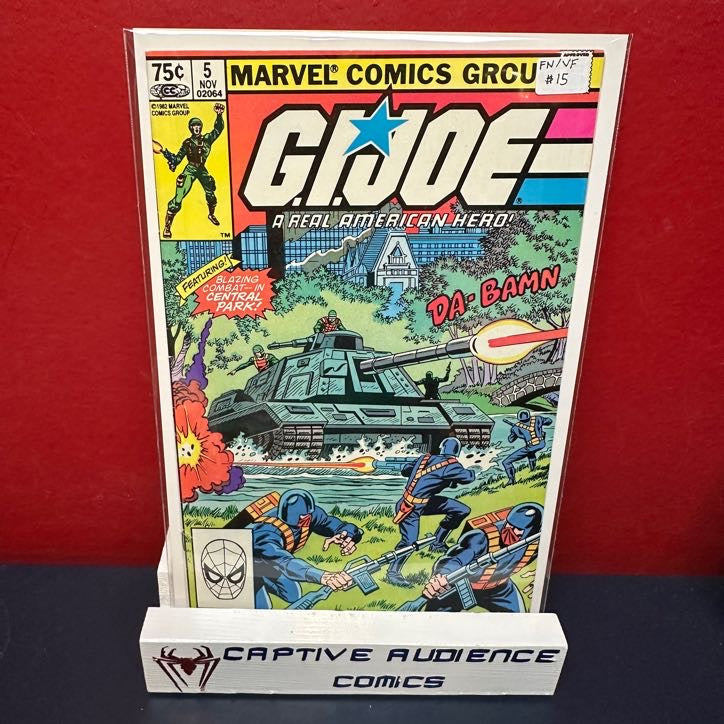 G.I. Joe: A Real American Hero #5 - Canadian 2nd Print - FN/VF