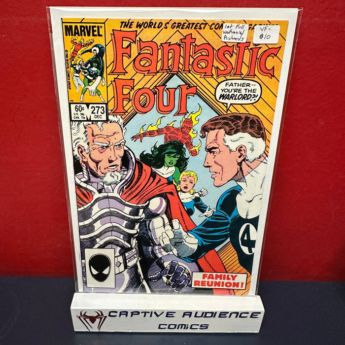 Fantastic Four, Vol. 1 #273 - 1st Full Nathaniel Richards Origin of Kang Prime - VF-