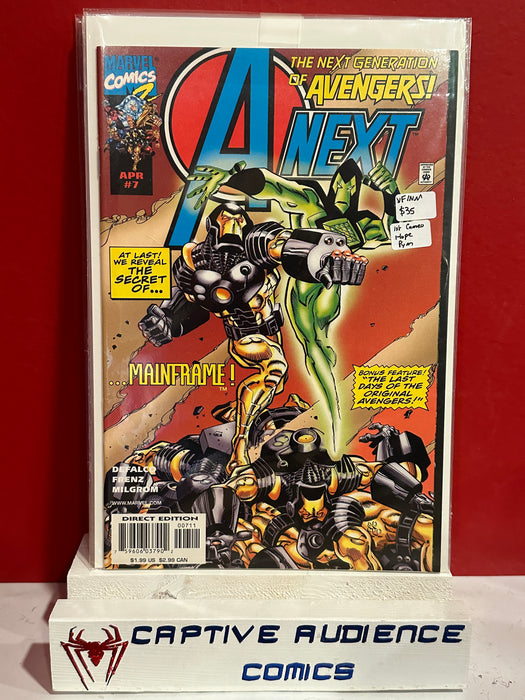 A-Next #7 - 1st Cameo Hope Pym - VF/NM