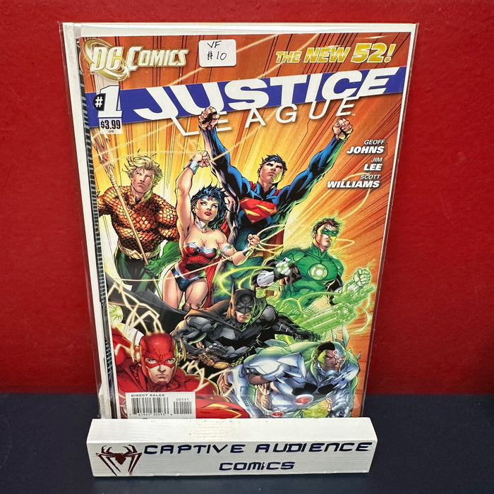 Justice League, Vol. 1 #1 - Cyborg Joins Justice League - VF