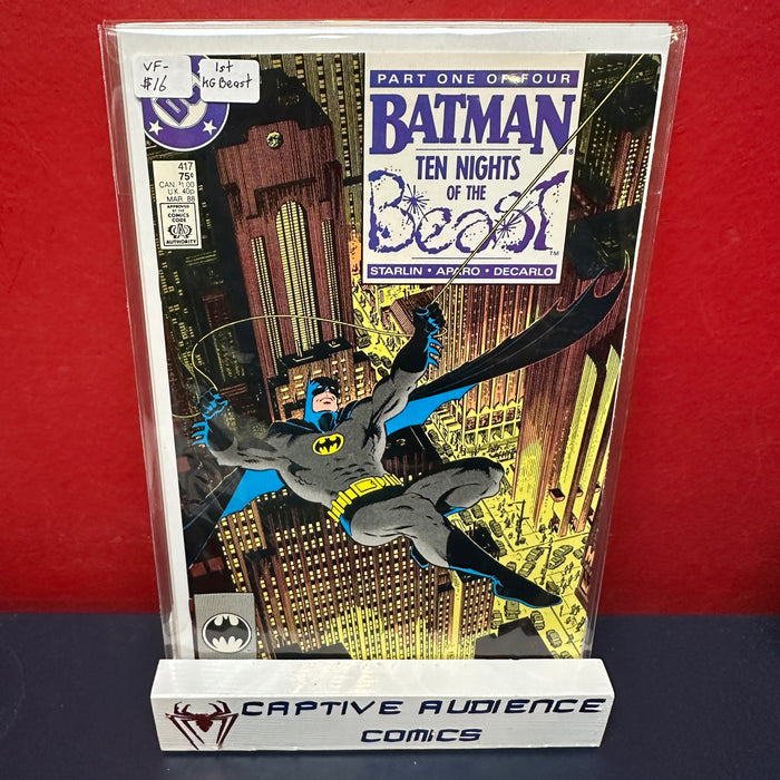 Batman, Vol. 1 #417 - 1st KGBeast - VF-