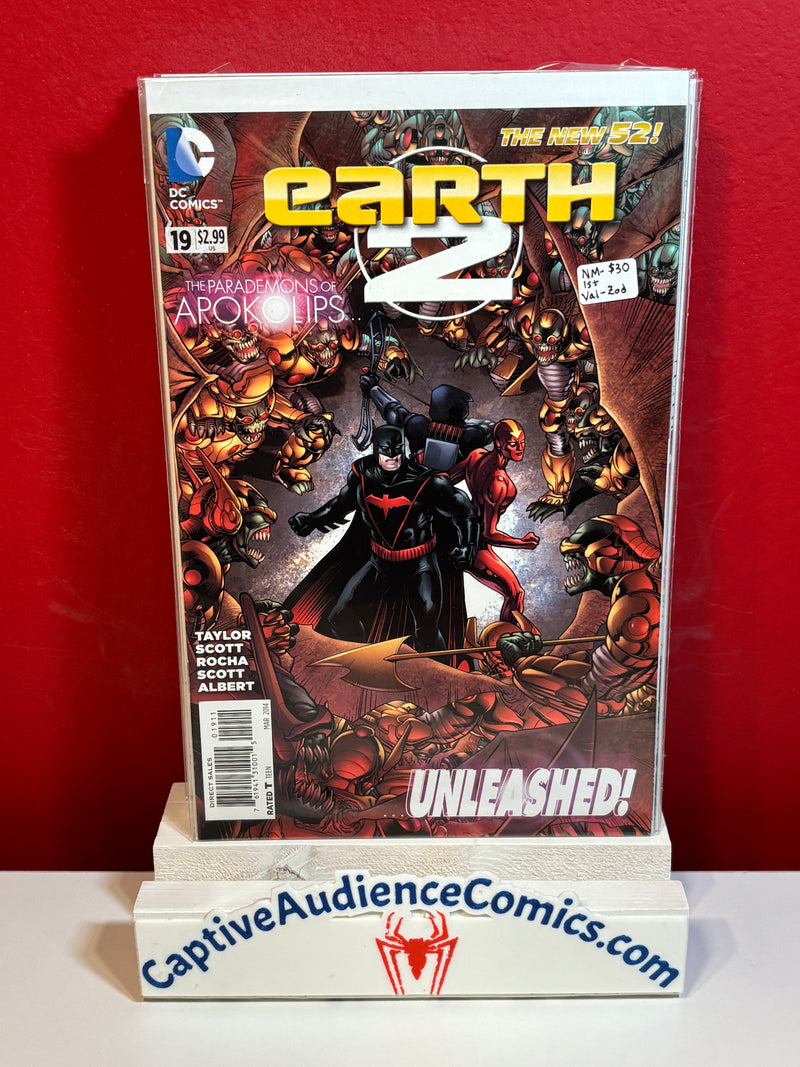 Earth 2 #19 - 1st Val-Zod - NM-