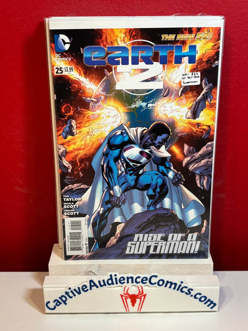 Earth 2 #25 - 1st Val-Zod Superman - NM-