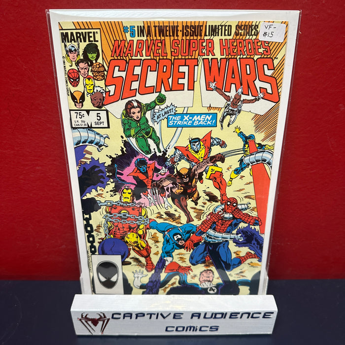 Marvel Super Heroes Secret Wars #5 - VF-