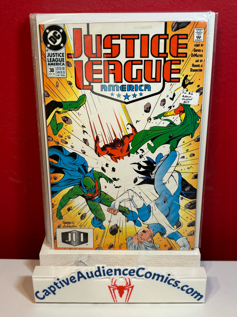 Justice League America #38 - Adam Hughes - FN