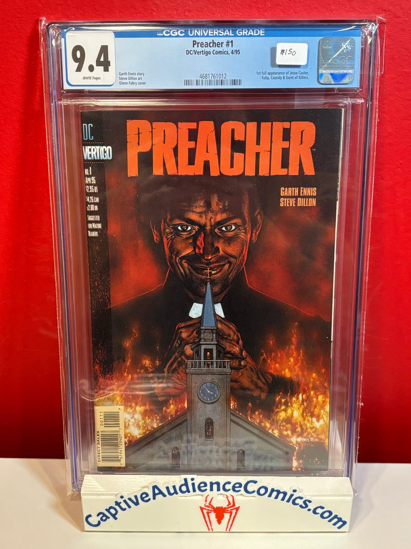 Preacher #1 - Many 1st Appearances - CGC 9.4