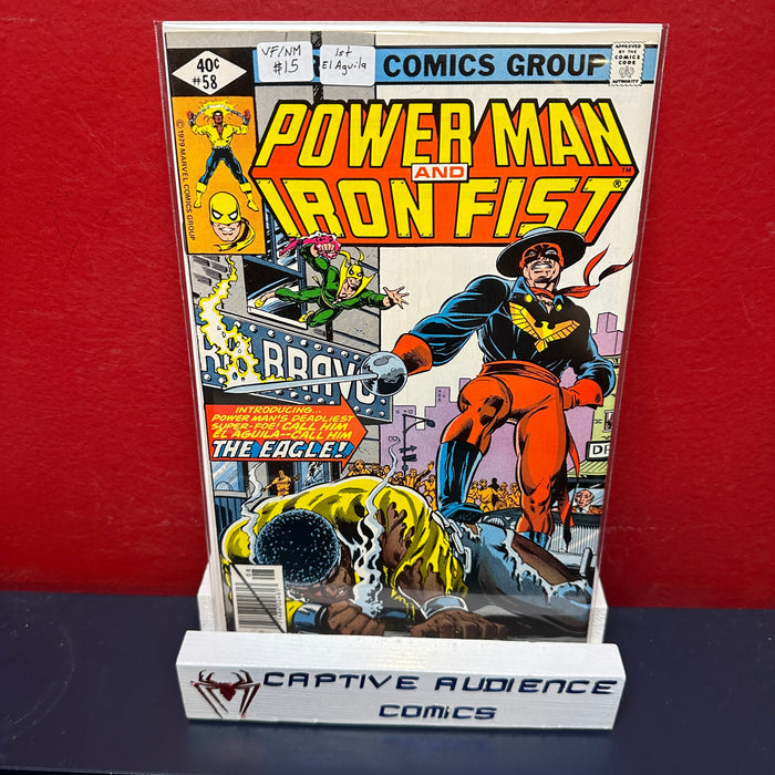 Power Man and Iron Fist, Vol. 1 #58 -1st El Aguila - VF/NM