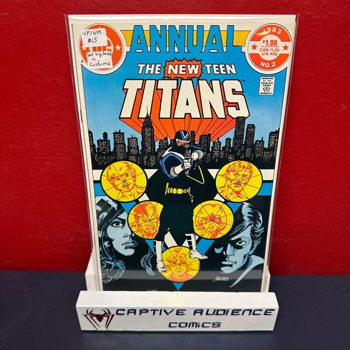 New Teen Titans, The Vol. 1 Annual #2 - 1st Full Vigilante 1st Chesire - VF/NM