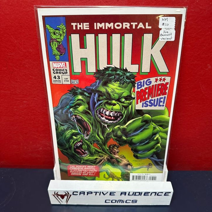 Immortal Hulk, The #43 - Joe Bennett Variant - NM