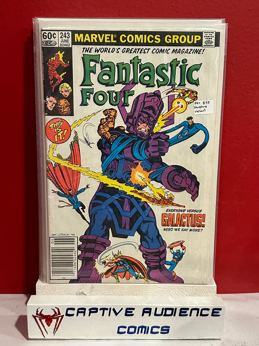 Fantastic Four, Vol. 1 #243 - Newsstand Variant - FN+