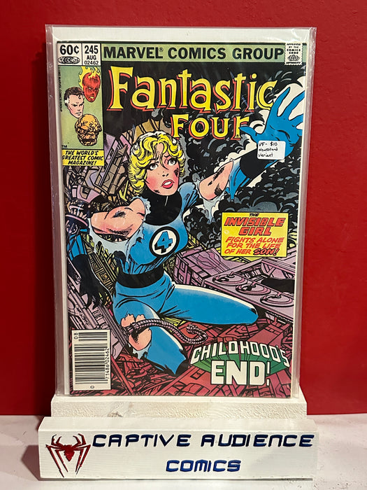 Fantastic Four, Vol. 1 #245 - Newsstand Variant - VF-