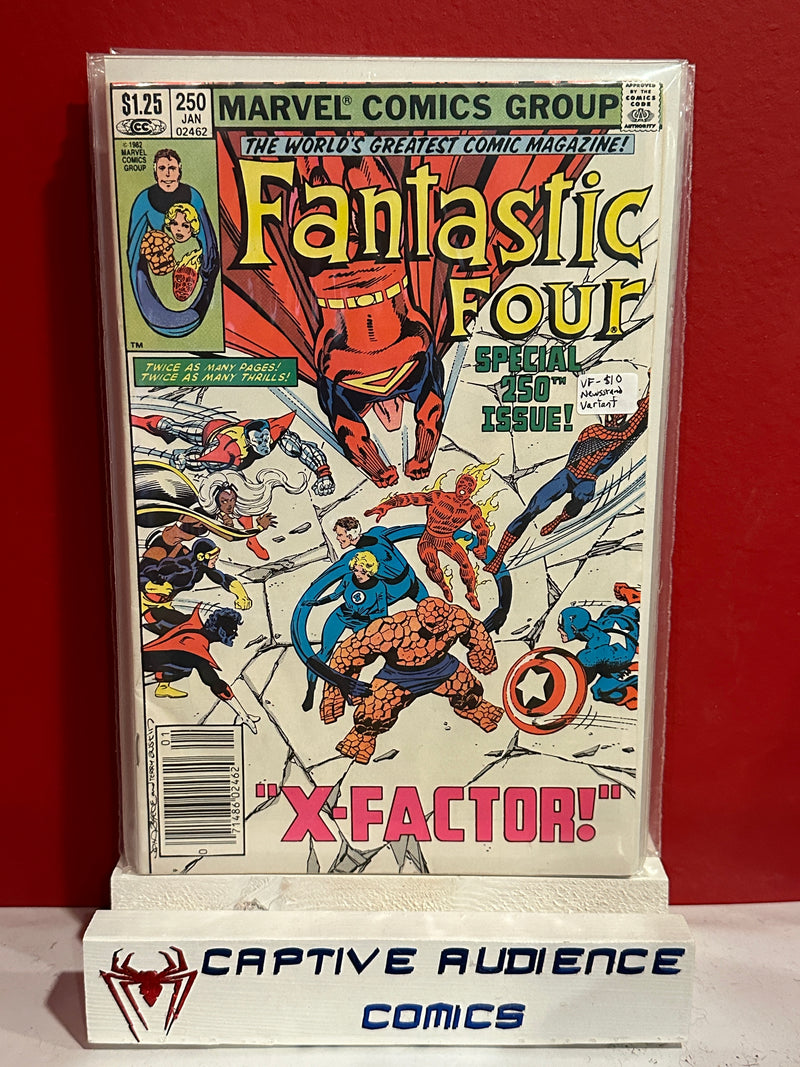 Fantastic Four, Vol. 1 #250 - Newsstand Variant - VF-