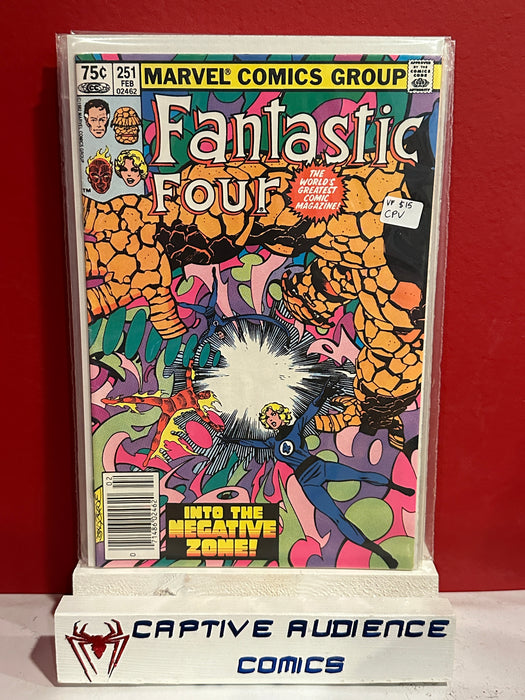 Fantastic Four, Vol. 1 #251 - CPV - VF