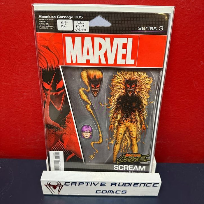 Absolute Carnage #5 - Action Figure Variant Death of Carnage - NM-