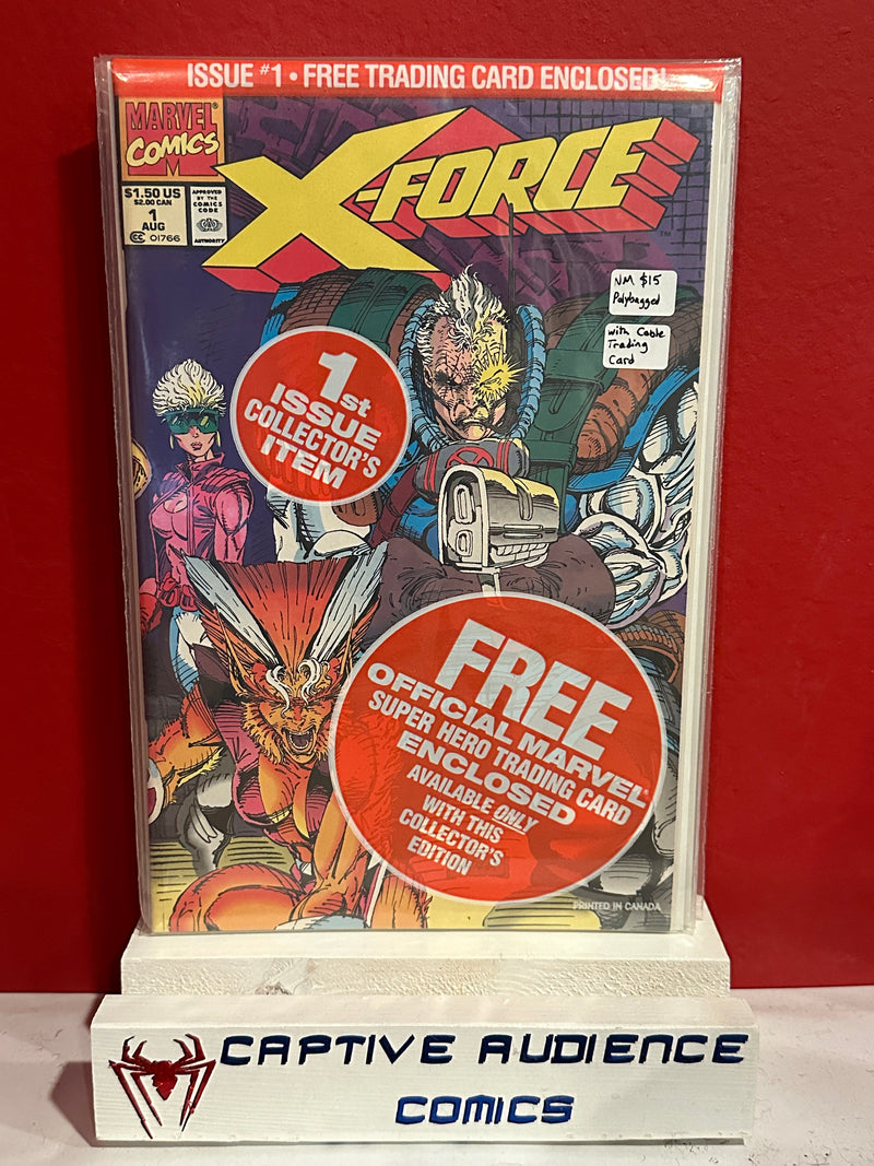 X-Force, Vol. 1 #1 - w/ X-Force Trading Card - Polybagged - NM
