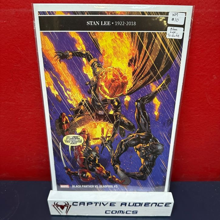 Black Panther vs. Deadpool #3 - Stan Lee Tribute - NM