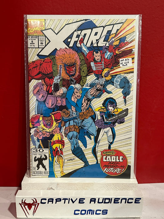 X-Force, Vol. 1 #8 - 1st Wild Pack - NM