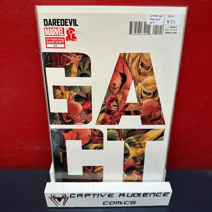 Daredevil, Vol. 3 #11 - Connection Variant 3 Book Set - NM