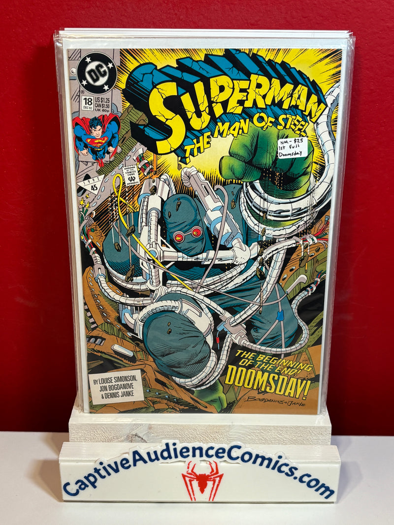 Superman: The Man of Steel #18 - 1st Doomsday - NM-