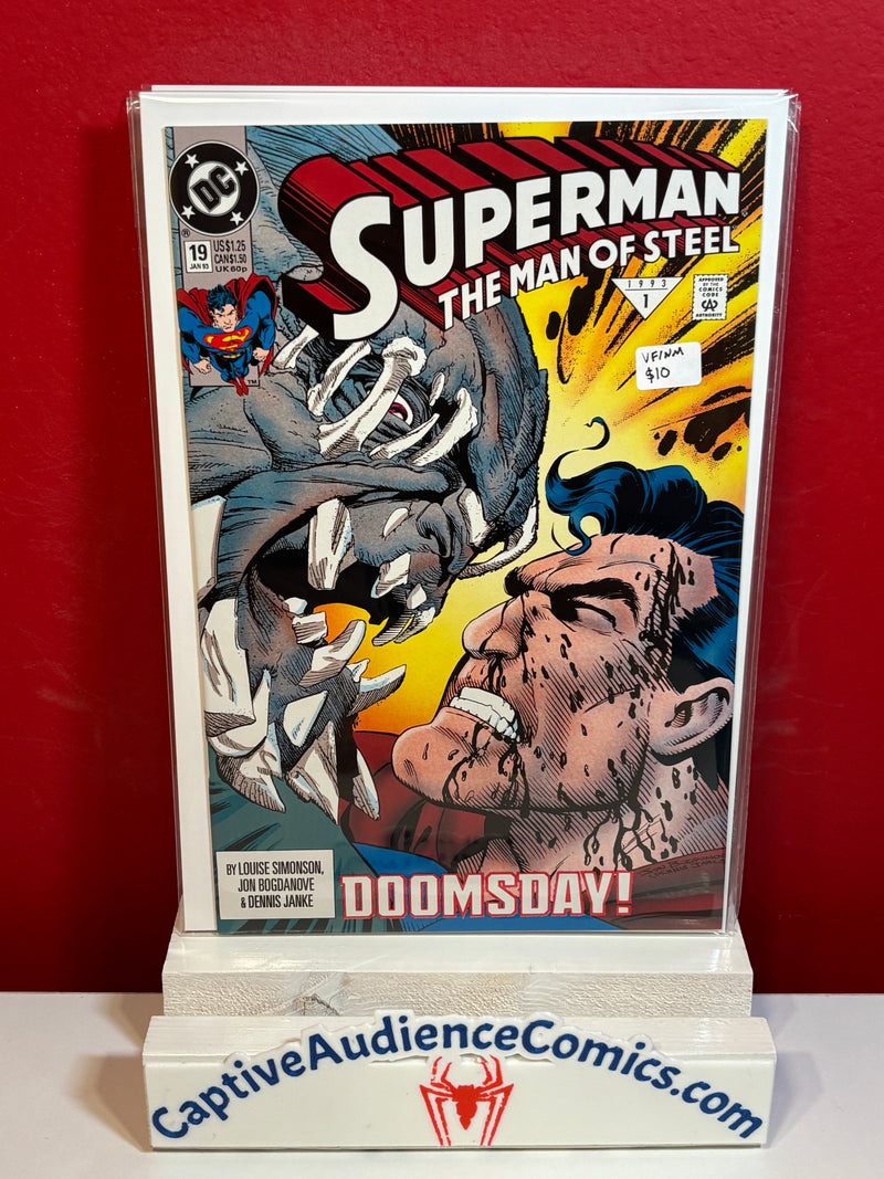 Superman: The Man of Steel #19 - 2nd Print - VF/NM