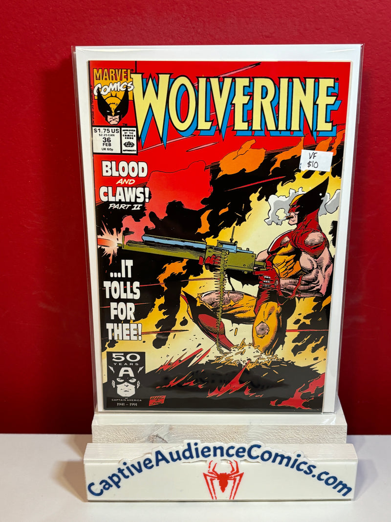 Wolverine, Vol. 2 #36 - VF