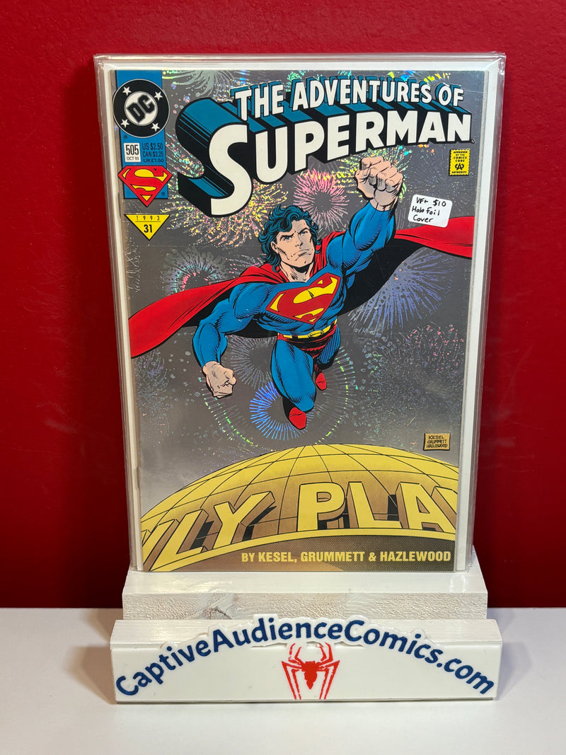 Adventures of Superman, Vol. 1 #505 - Holofoil Cover - VF+