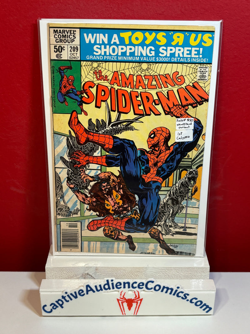 Amazing Spider-Man, The Vol. 1 #209 - 1st Calypso Newsstand Edition - FN/VF