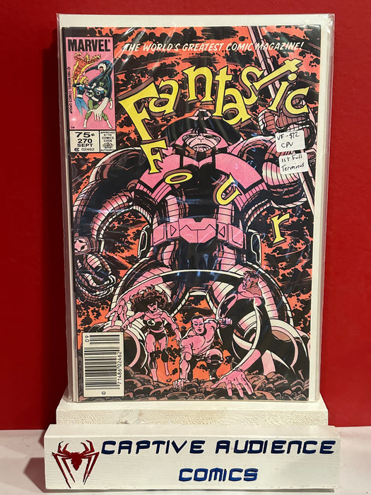 Fantastic Four, Vol. 1 #270 - CPV - 1st Full Terminus - VF-